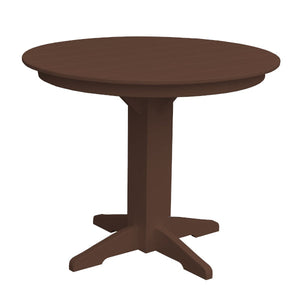 Recycled Plastic Round Counter Table Dining Table