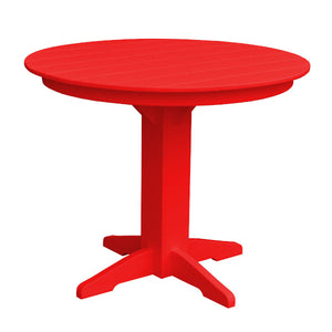 Recycled Plastic Round Counter Table Dining Table