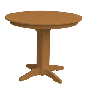 Recycled Plastic Round Counter Table Dining Table