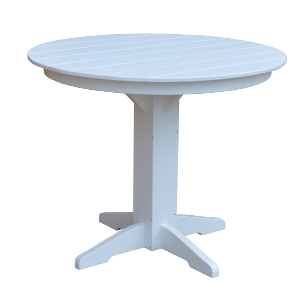 Recycled Plastic Round Counter Table Dining Table