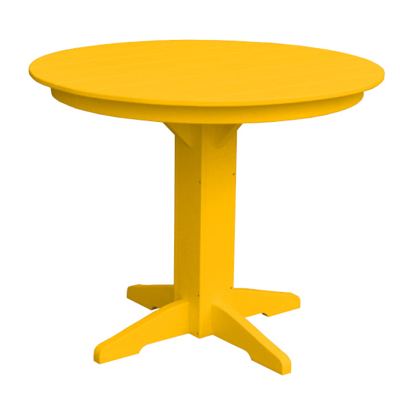 Recycled Plastic Round Counter Table Dining Table