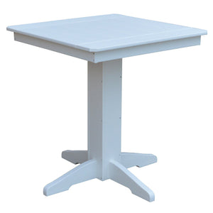 Recycled Plastic Square Counter Table Dining Table