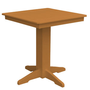 Recycled Plastic Square Counter Table Dining Table