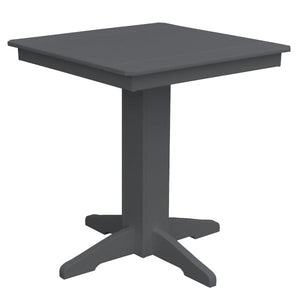 Recycled Plastic Square Counter Table Dining Table