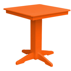 Recycled Plastic Square Counter Table Dining Table