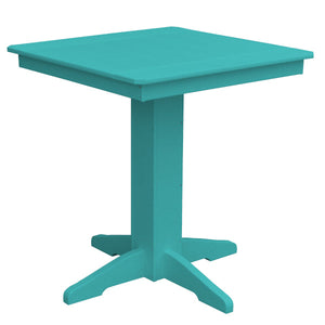 Recycled Plastic Square Counter Table Dining Table