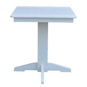 Recycled Plastic Square Counter Table Dining Table