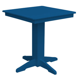 Recycled Plastic Square Counter Table Dining Table