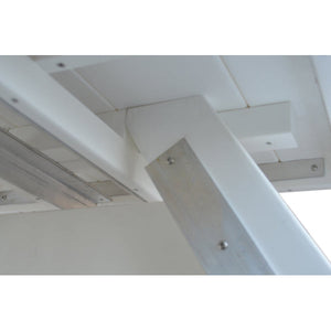 Recycled Plastic Table w/Attached Benches Table