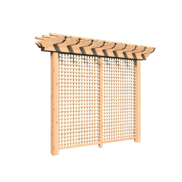 cedar wood trellis panels Creekvine Designs, Red Cedar Monterrey Pergola with Lattice