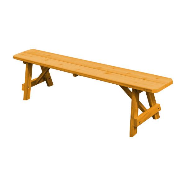 Red Cedar Traditional Backless Bench