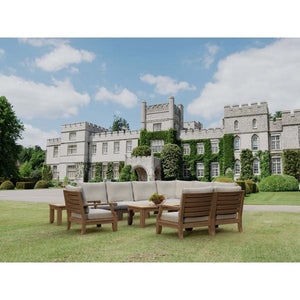 Riviera 11-Pieces Modular Deep Seating Set - The Charming Bench Company