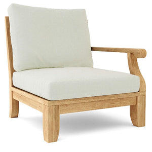 Riviera Luxe Deep Seating Left Modular Armchair Outdoor Chair