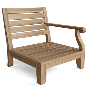 Riviera Luxe Deep Seating Left Modular Armchair Outdoor Chair