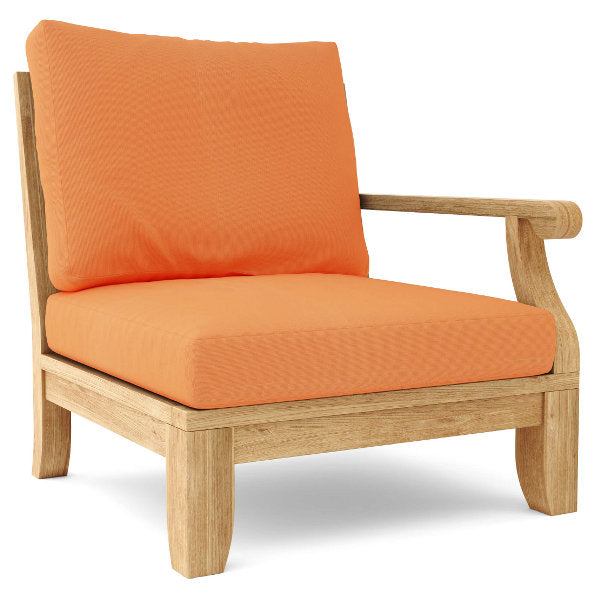 Riviera Luxe Deep Seating Left Modular Armchair Outdoor Chair