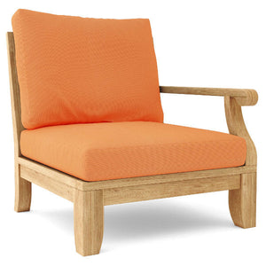 Riviera Luxe Deep Seating Left Modular Armchair Outdoor Chair
