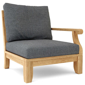 Riviera Luxe Deep Seating Left Modular Armchair Outdoor Chair