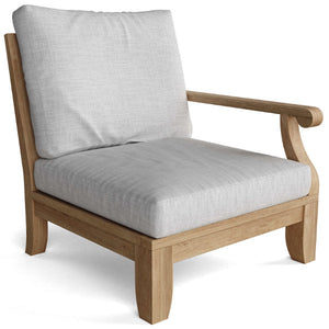 Riviera Luxe Deep Seating Left Modular Armchair Outdoor Chair