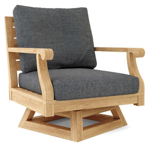Riviera Swivel Armchair + Cushion Outdoor Chair