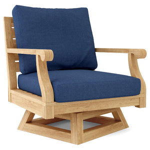 Riviera Swivel Armchair + Cushion Outdoor Chair