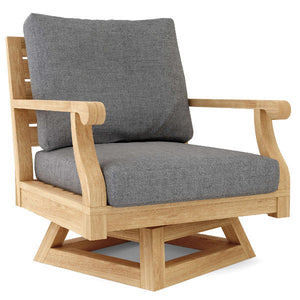 Riviera Swivel Armchair + Cushion Outdoor Chair