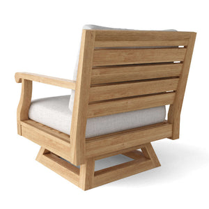 Riviera Swivel Armchair + Cushion Outdoor Chair