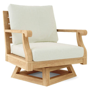 Riviera Swivel Armchair + Cushion Outdoor Chair