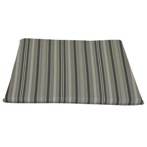 Rocker Seat Cushion Cushions & Pillows Gray Stripe