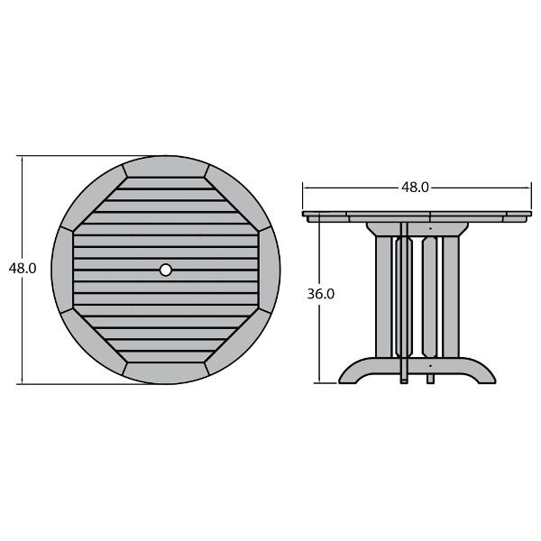 Round Counter Height Outdoor Dining Table Dining Table