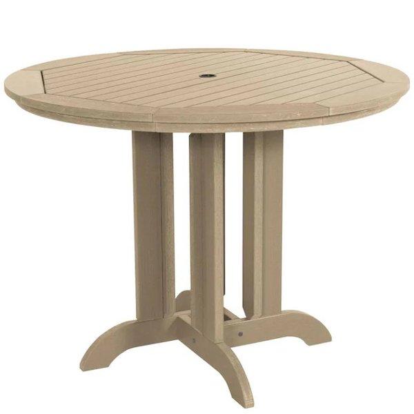 Round Counter Height Outdoor Dining Table Dining Table 48&quot; / Tuscan Taupe
