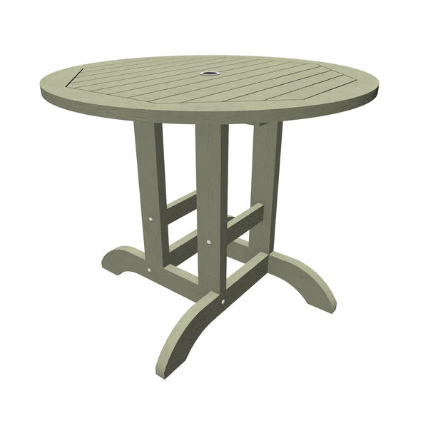 Round Diameter Outdoor Dining Table Dining Table 36&quot; Table / Eucalyptus