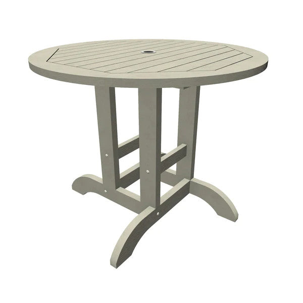 Round Diameter Outdoor Dining Table Dining Table 36&quot; Table / Harbor Gray