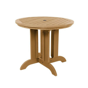 Round Diameter Outdoor Dining Table Dining Table 36" / Toffee