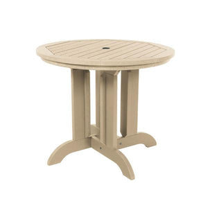 Round Diameter Outdoor Dining Table Dining Table 36" / Tuscan Taupe
