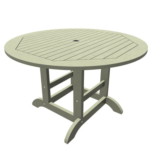 Round Diameter Outdoor Dining Table Dining Table 48&quot; Table / Eucalyptus