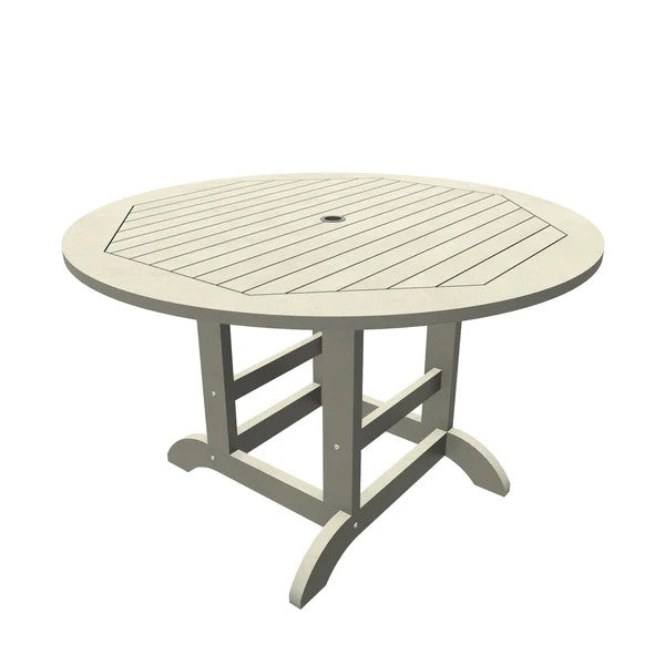 Round Diameter Outdoor Dining Table Dining Table 48&quot; Table / Harbor Gray