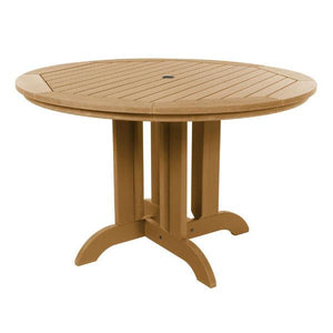 Round Diameter Outdoor Dining Table Dining Table 48" / Toffee