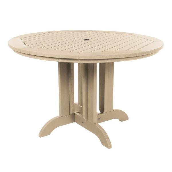 Round Diameter Outdoor Dining Table Dining Table 48&quot; / Tuscan Taupe
