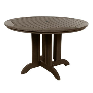 Round Diameter Outdoor Dining Table Dining Table 48" / Weathered Acorn