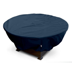 Round Fire Pit Cover Fire Pit Cover Midnight Blue / 35" W x 16" H