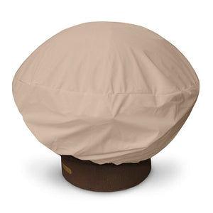 Round Fire Pit Cover Fire Pit Cover Toast / 35" W x 16" H