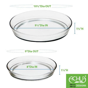 Round Glass Tray Glass Tray