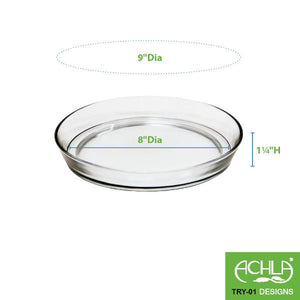 Round Glass Tray Glass Tray