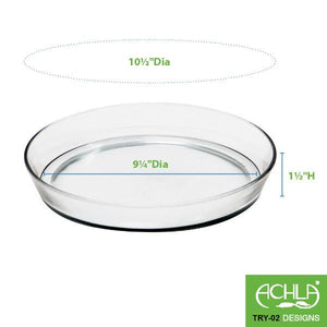 Round Glass Tray Glass Tray
