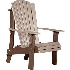 Royal Adirondack Chair Adirondack Chair Weatherwood & Chestnut Brown