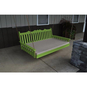 Royal English Yellow Pine Swing Bed Size 6ft - The Charming Bench Company