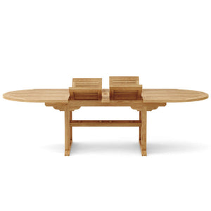 Sahara 106" Oval Double Ext. Table Outdoor Tables
