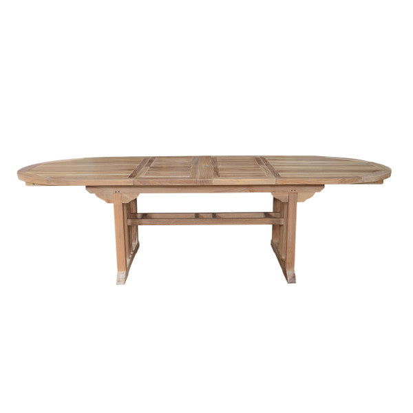 Sahara 106&quot; Oval Double Ext. Table Outdoor Tables