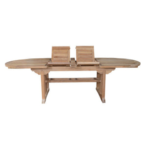Sahara 106" Oval Double Ext. Table Outdoor Tables