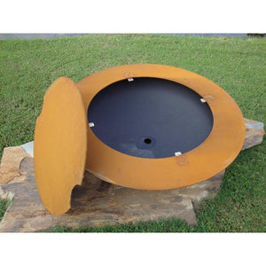 Saturn w/lid Fire Pit